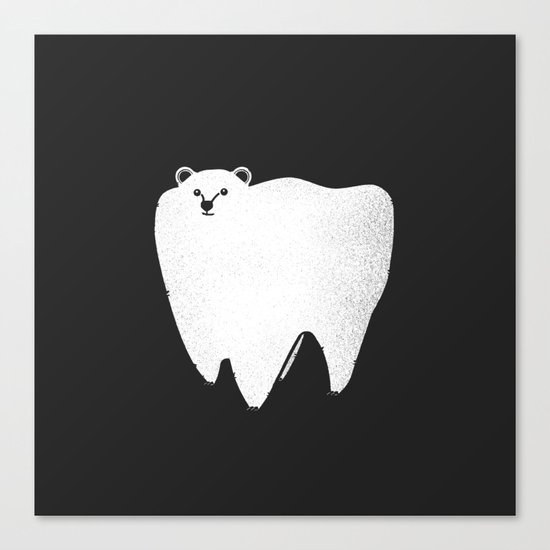 Molar Bear Canvas Print