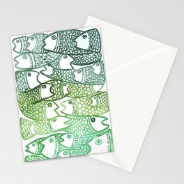 peixinho verde Stationery Cards