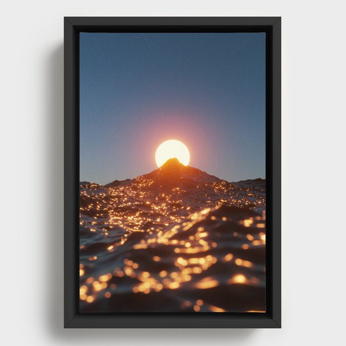 peak Framed Canvas