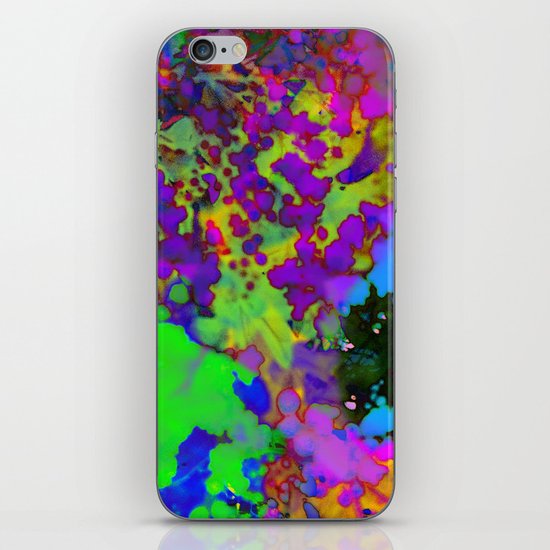 Floral Splatter iPhone & iPod Skin