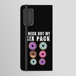 Check Out My Six Pack Donut - Funny Gym Android Wallet Case