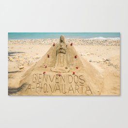 Sand Castle in Puerto Vallarta Canvas Print