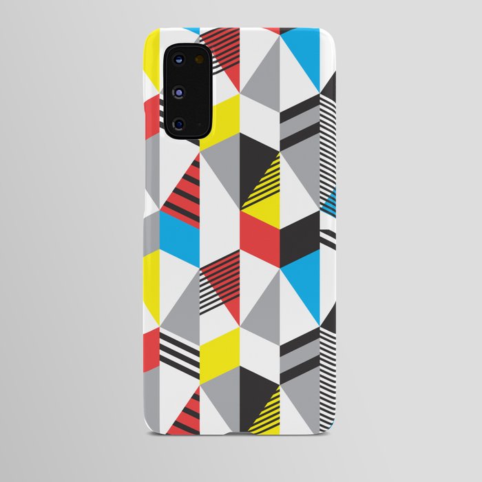 Seamless pattern in retro bauhaus style 2 Android Case by