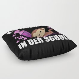Monkey School Enrolment Kindergarten Floor Pillow