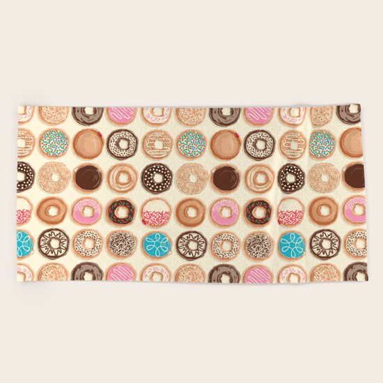 Doughnuts Beach Towel