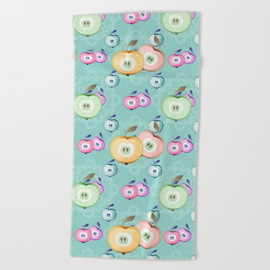 Wild apples . Beach Towel