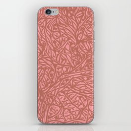Summer Earth Color Saffron - Abstract Botanical Nature Nude Tan Beige Peach Pink iPhone Skin