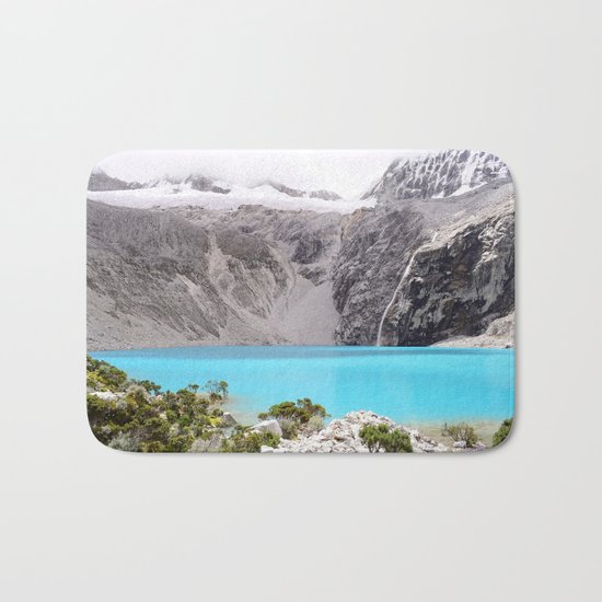 Blue Water Mountains Bath Mat