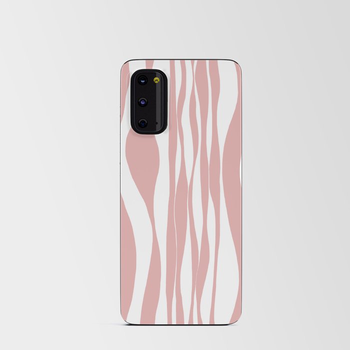 Ebb and Flow - Pink and White Android Card Case