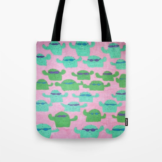 Cool Cactus Pattern Tote Bag