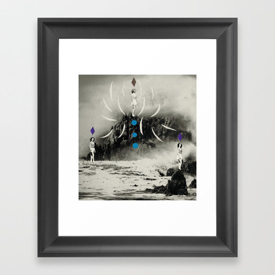 distant sounds Framed Art Print
