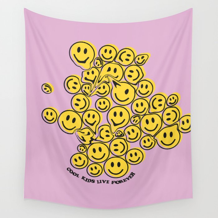 Smile face Wall Tapestry