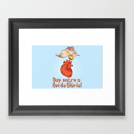 Night Comes Falling Framed Art Print