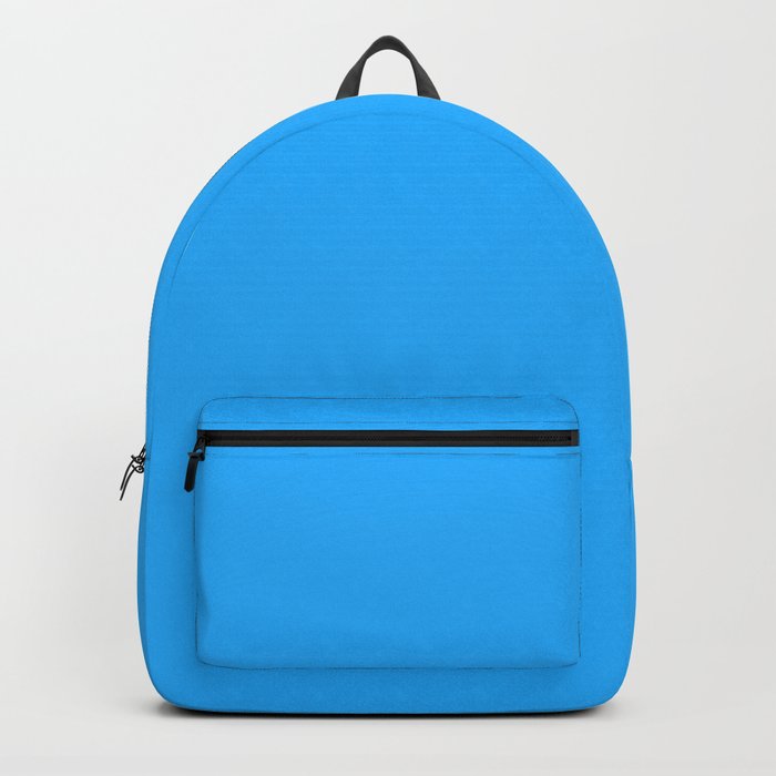bright blue backpack