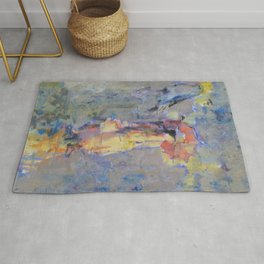 Spring Song Rug | Painting, Mixed Media, Pattern, People 