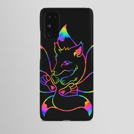 AnimaLine "Rainbow Kitsune" - 7 Tailed Fox Android Case