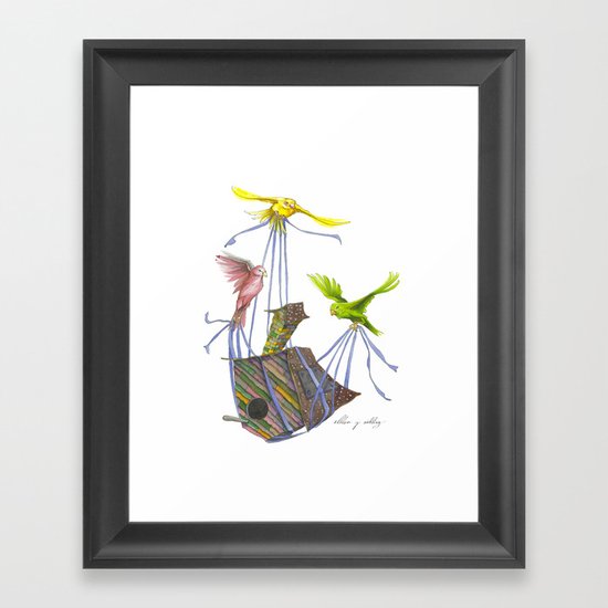 Fly Away Home Framed Art Print