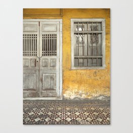 Old Doors in Georgetown, Penang Canvas Print