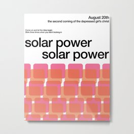 solar power Metal Print