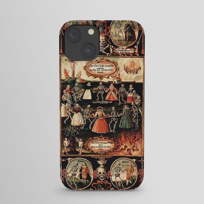 Hans Holbein - The dance of death iPhone Case