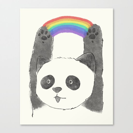 panda beam Canvas Print
