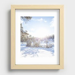 Vinter/Winter Recessed Framed Print