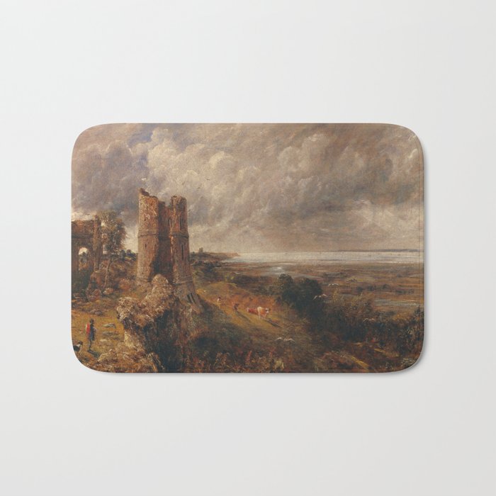 John Constable "Hadleigh Castle, The Mouth of the Thames-Morning after a Stormy Night" Bath Mat