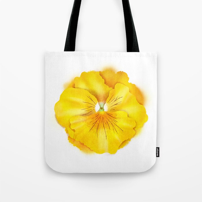Yellow Viola Tote Bag