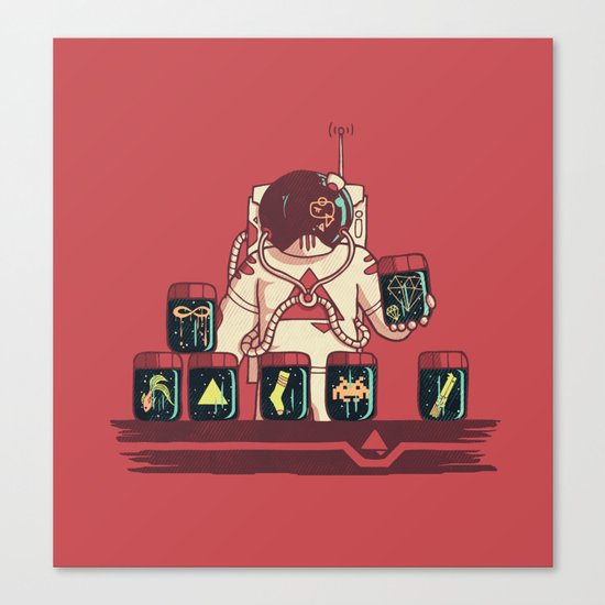 Kleptonaut Canvas Print