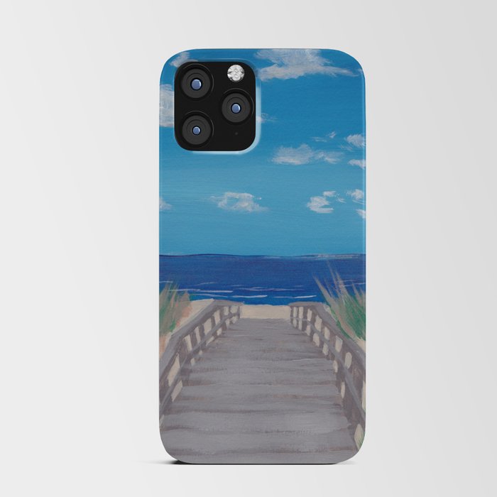 Beach Boardwalk iPhone Card Case