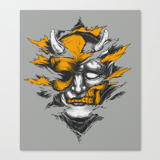 Devil Beside You Canvas Print