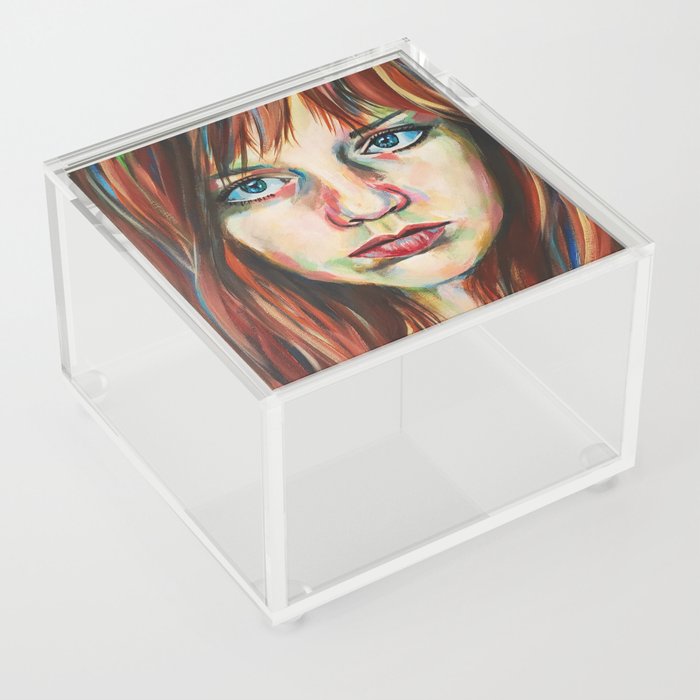 Colors Behind Her Acrylic Box