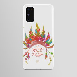 Your vibe attracts your tribe Android Case