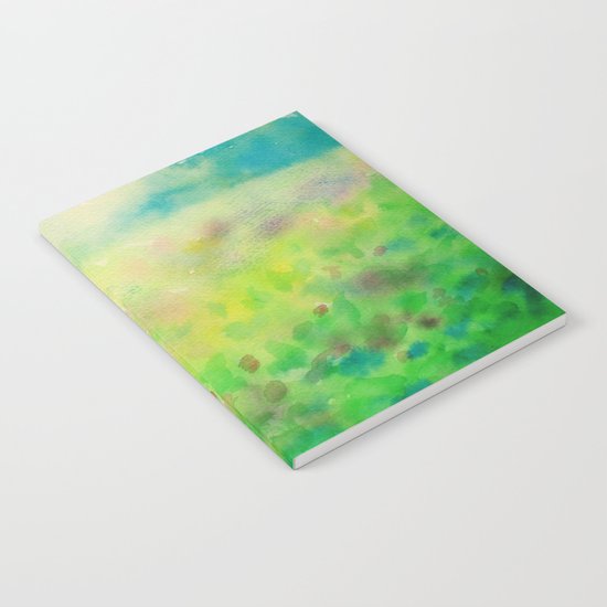 Green & Blue Mystical Spring Notebook