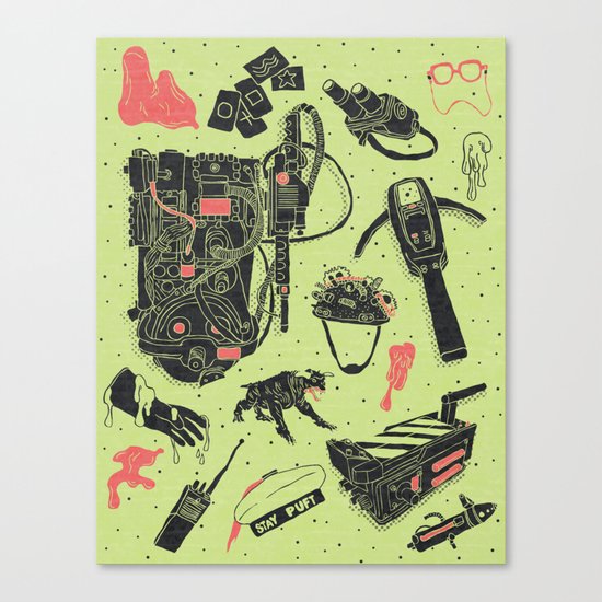 Artifacts: Ghostbusters Canvas Print
