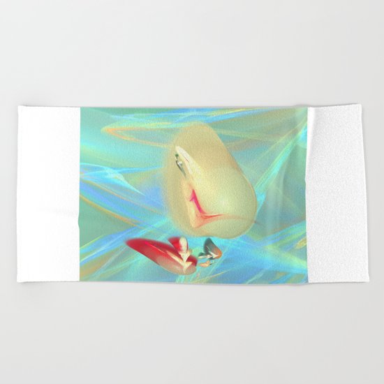 Leben - explore the life (A7 B0202) Beach Towel