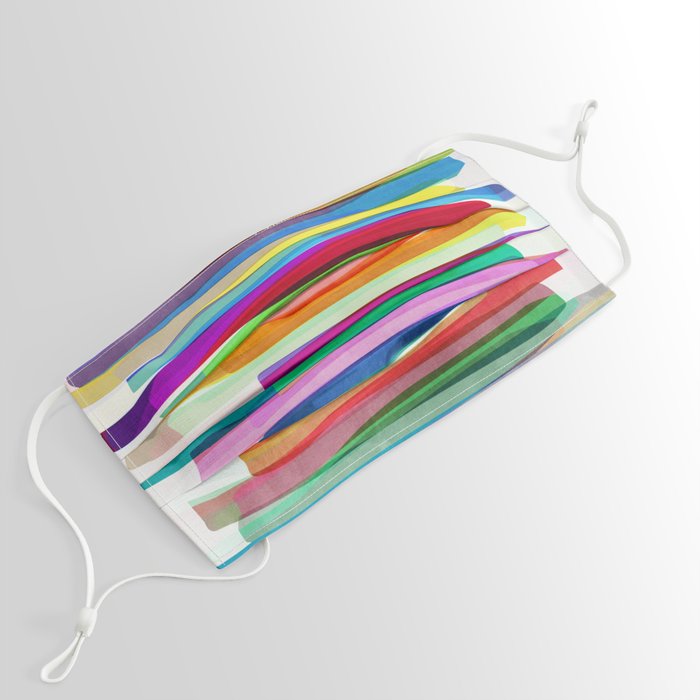 Colorful Stripes 1 Face Mask