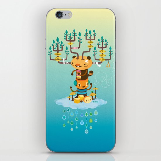 Cloud Music iPhone Skin