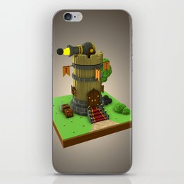 Voxel Medieval Tower iPhone Skin