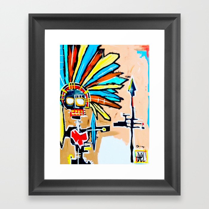 Indian Heart Framed Art Print