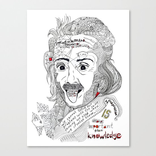 Einstein Canvas Print
