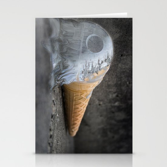 I dropped my death star :/ Stationery Cards