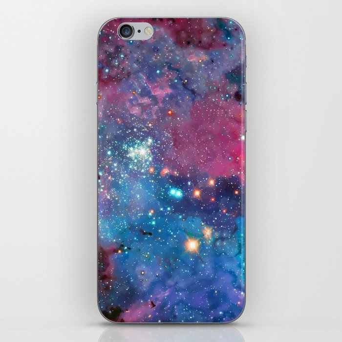 Colorful Cosmos | Magenta-Pink & Cyan iPhone Skin