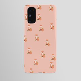 Cute red fox Android Case