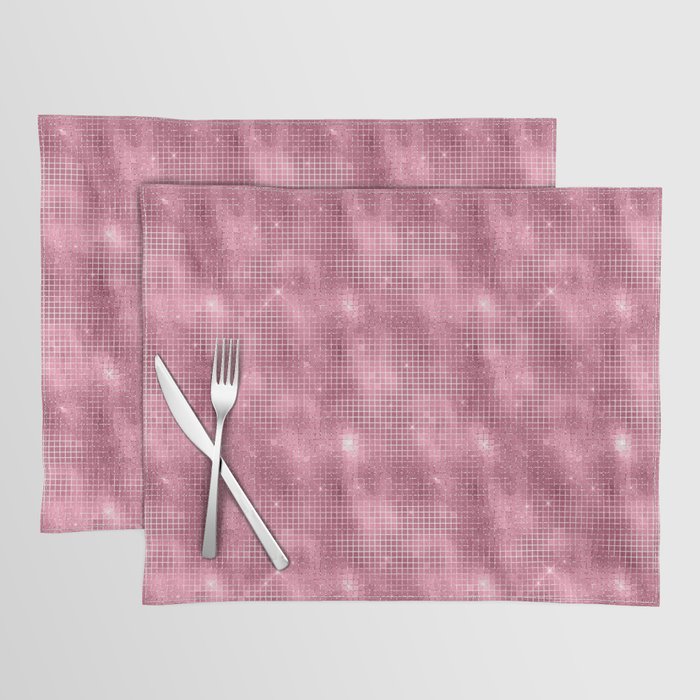 Luxury Pink Sparkle Pattern Placemat