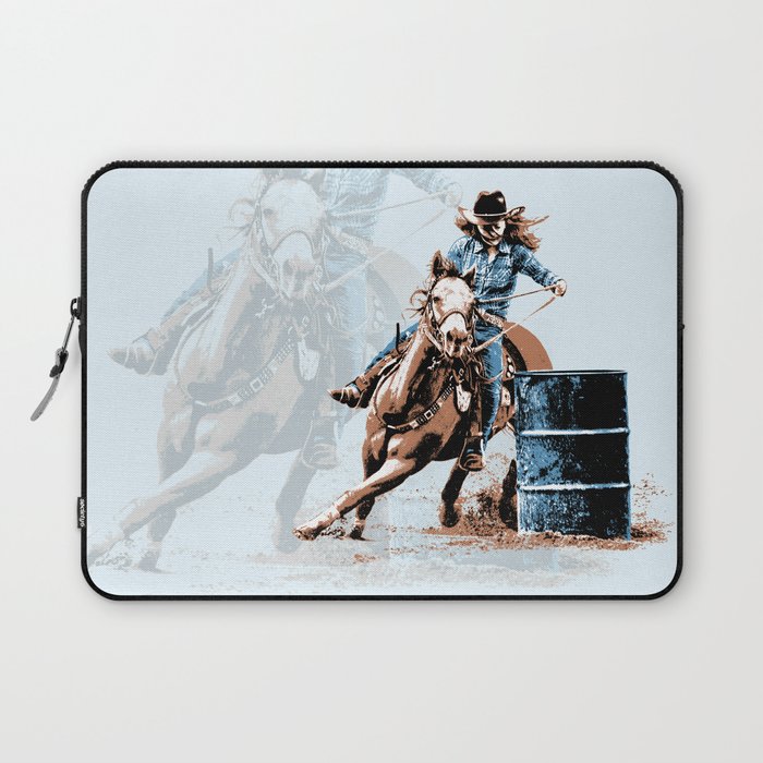 Barrel Racing - Life in the Fast Lane Laptop Sleeve