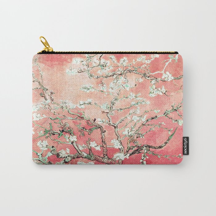 Van Gogh Almond Blossoms : Soft Peach Art & Decor Carry-All Pouch