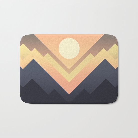 The Sun Rises Bath Mat