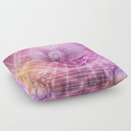 Spiritual Yoga Meditation Zen Colorful Floor Pillow
