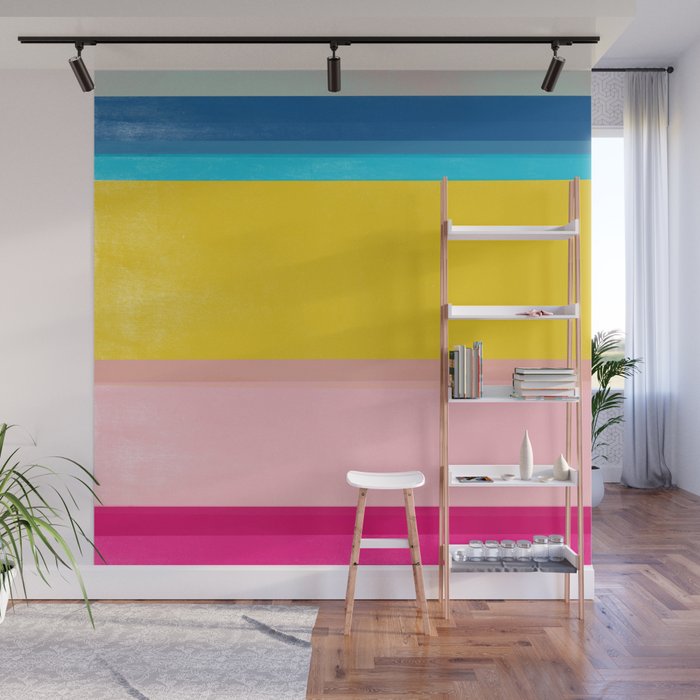 stripe study 9 Wall Mural